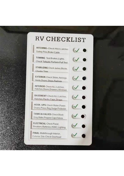 Karavan Tarzı Serin Yeniden Kullanılabilir Plastik Not Kontrol Listesi Ayrılabilir Günlük Planlayıcı Kurulu Görev Tablosu Yaşlı Çocuklar Için Ev Ofis Kırtasiye (Yurt Dışından)