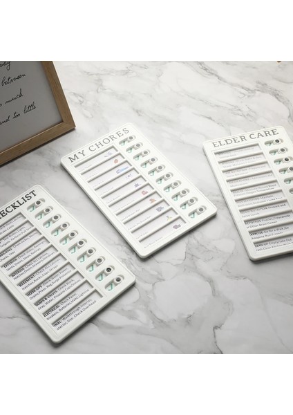 Karavan Tarzı Serin Yeniden Kullanılabilir Plastik Not Kontrol Listesi Ayrılabilir Günlük Planlayıcı Kurulu Görev Tablosu Yaşlı Çocuklar Için Ev Ofis Kırtasiye (Yurt Dışından) indirimleri