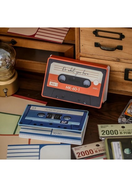 C Tarzı Vintage Kaset Bant Karalama Defterleri Karalama Defteri Önemsiz Dergi Yapışkan Notlar Planlayıcısı Memo Yaratıcı Ofis Okul Kırtasiye Bloknotlar (Yurt Dışından)