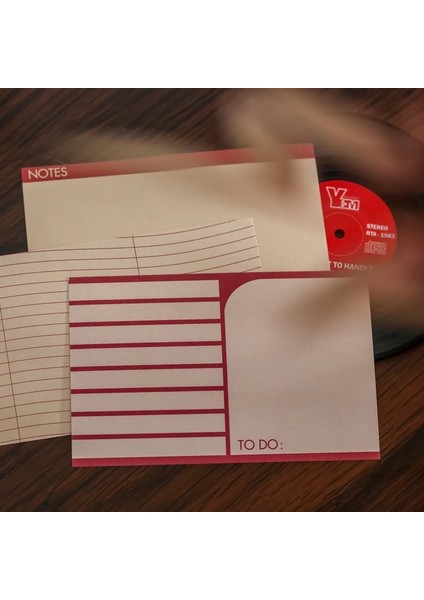 C Tarzı Vintage Kaset Bant Karalama Defterleri Karalama Defteri Önemsiz Dergi Yapışkan Notlar Planlayıcısı Memo Yaratıcı Ofis Okul Kırtasiye Bloknotlar (Yurt Dışından)
