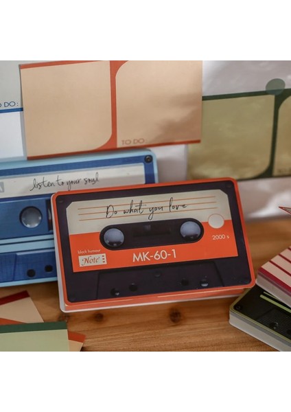 C Tarzı Vintage Kaset Bant Karalama Defterleri Karalama Defteri Önemsiz Dergi Yapışkan Notlar Planlayıcısı Memo Yaratıcı Ofis Okul Kırtasiye Bloknotlar (Yurt Dışından)