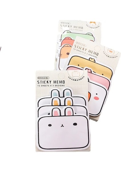 Bir Stil 2 Kitap Karikatür Hayvan Görüntü Yapışkan Not Kawaii Ayı Kedi Bloknot Öğrenci Kırtasiye Okul Ofis Arzı Eetsbooks (Yurt Dışından) fiyatları