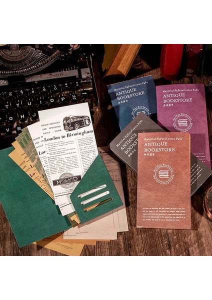 No.2 Tarzı Antika Kitapçı Kolaj Scrapbooking Önemsiz Dergisi Malzeme Kağıt Kart Yapımı Dıy Retro Karışık Kağıt Yaratıcı Not Kırtasiye (Yurt Dışından) fiyatları