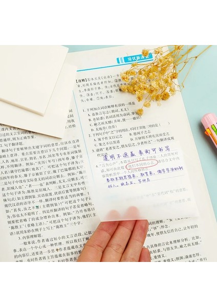 BEYAZ-75X75MM Tarzı 50 Yaprak Su Geçirmez Pet Şeffaf Yapışkan Not Bloknot Günlük Yapılacaklar Listesi Okul Kırtasiye Ofis Aksesuarları (Yurt Dışından) fiyatları