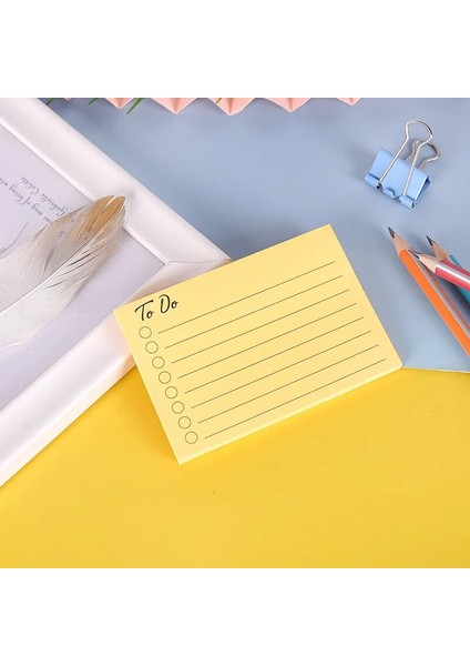 Turuncu Tarzı 50 Sayfa Bloknot Not Kağıdı Yatay Çizgi Yapılacaklar Listesi Kontrol Listesi Günlük Planlayıcı Not Defteri Paperlaria Kore Okulu Kırtasiye (Yurt Dışından)