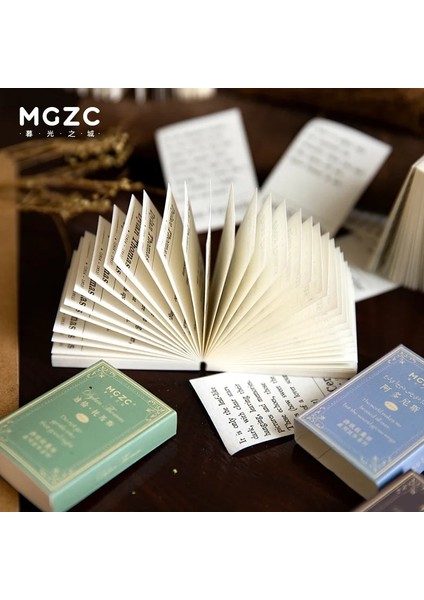 No.6 Stili Vintage Ingilizce Şiir Bloknot Metin Dekoratif Kırtasiye Scrapbooking Günlüğü Albümü Etikel Retro Malzeme Kağıt Küçük Kitap (Yurt Dışından)