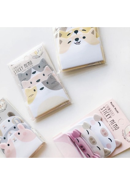 Köpek Stili 45 Sheetspack Kawaii Hayvan Ayı Kedi Bloknot Öğrenci Kırtasiye Okul Ofis Malzemeleri Yapışkan Not Sevimli Karikatür Not Defteri (Yurt Dışından) modelleri