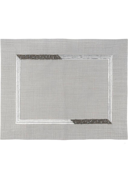 Karmen Gri Amerikan Servis 6lı 40X50