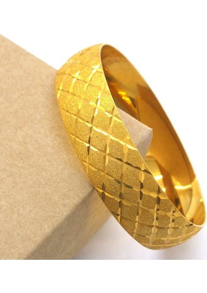 1 Adet Altın Kaplama Baklava Desenli Bilezik Kararma Solma Yapmaz 2 Yıl Garantili Kuyumcu Kalitesi modelleri