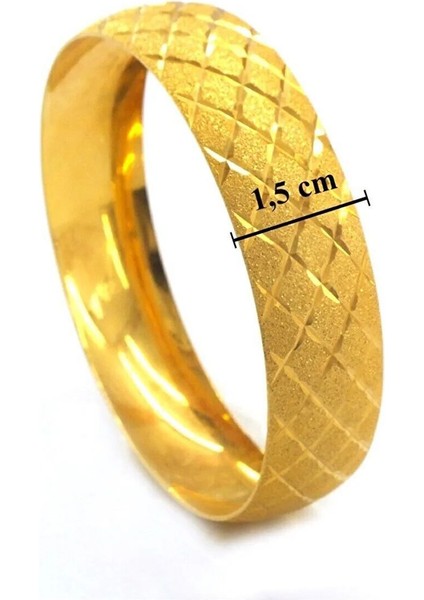 5 Adet Altın Kaplama Baklava Desenli Bilezik Kararma Solma Yapmaz 2 Yıl Garantili Kuyumcu Kalitesi fırsatları