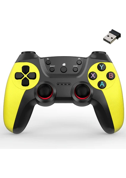 Coverzone 2.4g Kablosuz Gamepad PC Uyumlu Pilli Joystick Wireless Oyun Kolu Kişiselleştirilmiş Düğme, Hassas Trigger Kaymaz Tasarım G2.4G