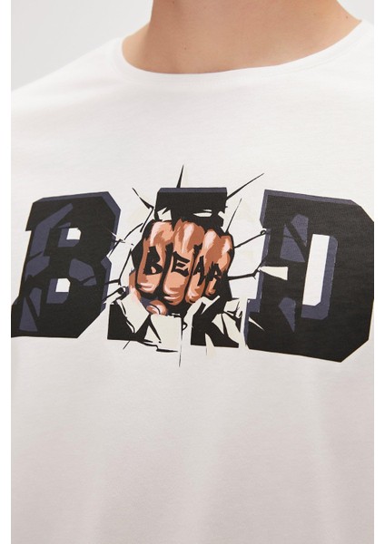 Bang Erkek Beyaz T-Shirt 24.01.07.058-C04 fiyatları