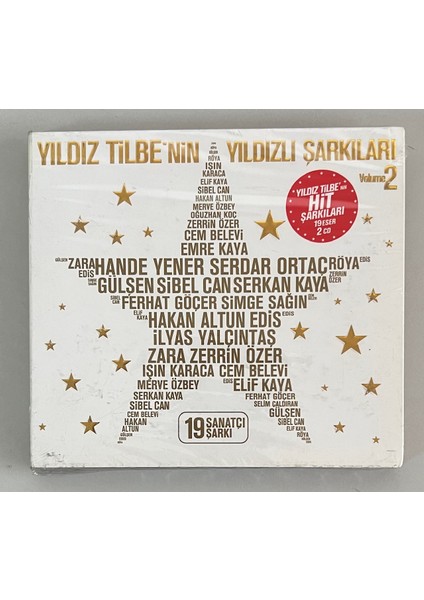 Yıldız Tilbe'nin Yıldızlı Şarkıları Volume 2 CD (Jelatininde Sıfır Orjinal Dönem Baskı Cd)