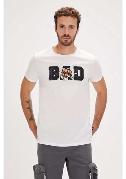 Bang Erkek Beyaz T-Shirt 24.01.07.058-C04