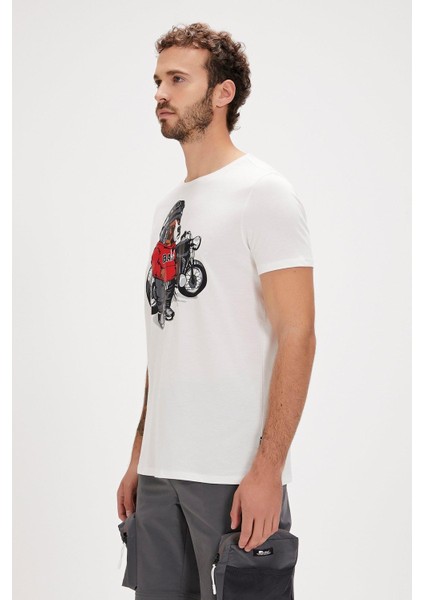 Fave Erkek Beyaz T-Shirt 24.01.07.054-C04 modelleri