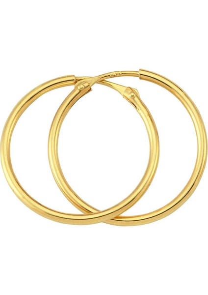Altın Halka Küpe 1.55 Gram