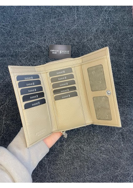 SL-2238 Deri Çok Kartlıklı ve Fermuarlı Cüzdan (16,5 Cm/9cm) Sanat Leather fiyatları