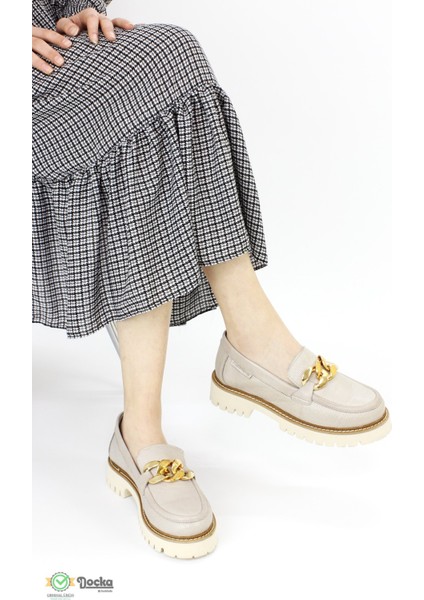 Mammimia Kadın Hakiki Deri Ortopedik Günlük Loafer Ayakkabı M25/YA-MİU fırsatları