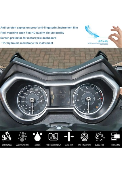 Yamaha x Max 300 Gösterge Temperli Nano Ekran Koruyucu