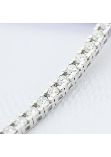 6.29CT (E-F Vs) Pırlanta Suyolu Bileklik