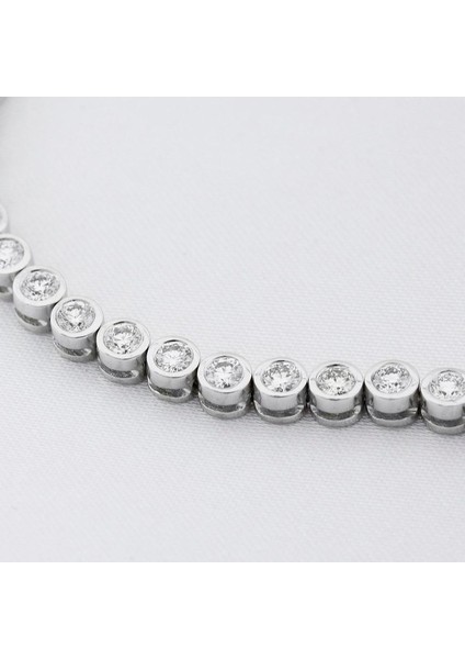 2.74CT (E-F Vs) Pırlanta Su Yolu Bileklik