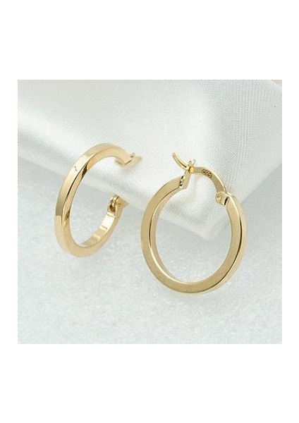 Küpe Köşeli Halka 2,59 Gram 14 Ayar Altın