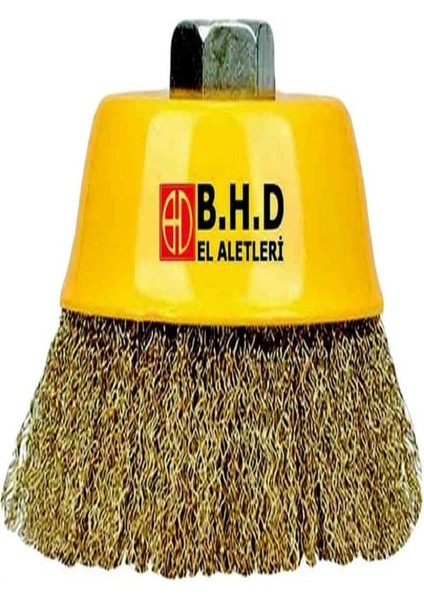 B.H.D TOOLS B.h.dd. Saçaklı Çanak Fırça 100 mm 1 Adet BHD00893