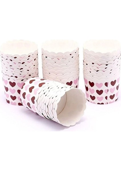 Kalp Desenli Karton Kapsül 40 Lı fırsatları