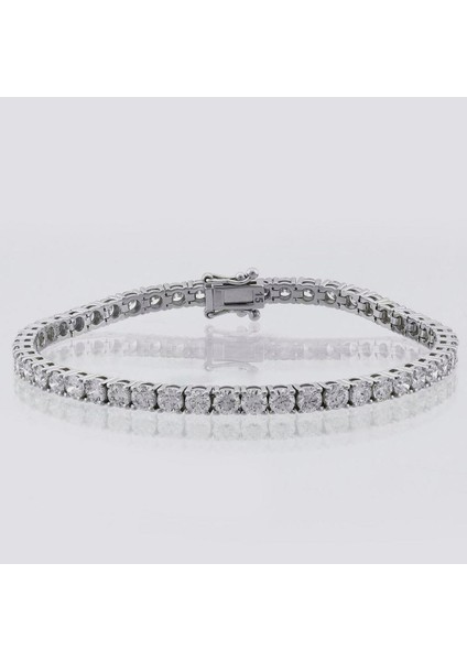 7.39CT (G-H Vs) Pırlanta Su Yolu Bileklik