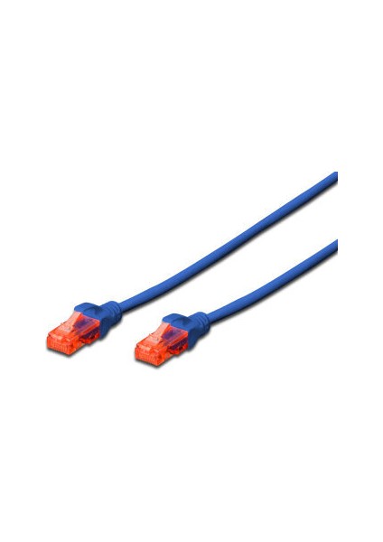 Dıgıtus DK-1617-020/B Cat6 Patch Kablo Mavi 2 Metre