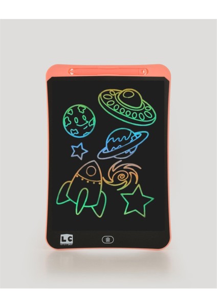 LCD Pembe Dijital Çizim Tableti 10 İnç