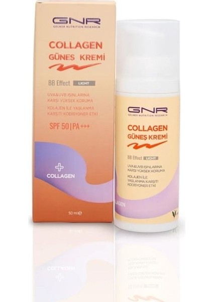 Collagen Spf 50+ Güneş Kremi Light 50 Ml