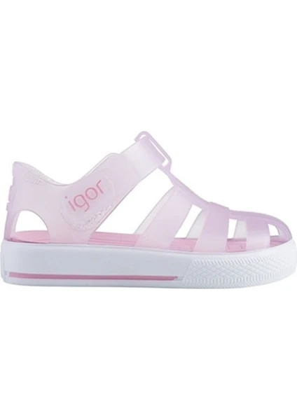 Star Kaymayı Önleyen Flex Foam Cırtlı Şeffaf Sandalet Unisex Çocuk SANDALET S10171 U