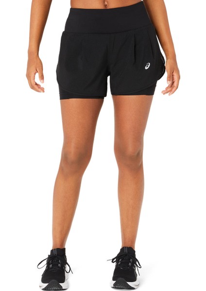 Road 2-N-1 3.5ın Short Kadın Black Şort 2012C975-001