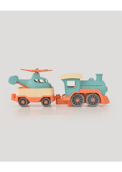 LC Somon Helikopterli Tren Set