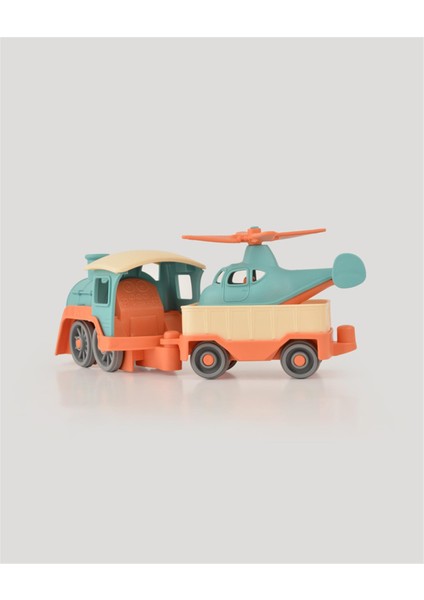 LC Somon Helikopterli Tren Set