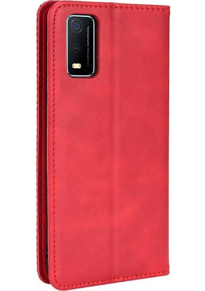 Vivo Y3S 2021 Manyetik Kapatma Pu Deri Için Telefon Kılıfı (Yurt Dışından) modelleri