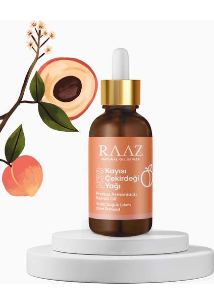 Kayısı Çekirdeği Yağı Aprıcot Seed Oıl 50 Ml