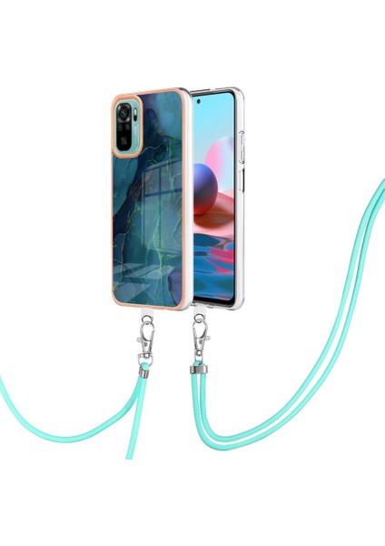 Xiaomi Redmi Için Not 10 4g/not 10S Mermer Kapak Yumuşak Tpu Tampon (Yurt Dışından)