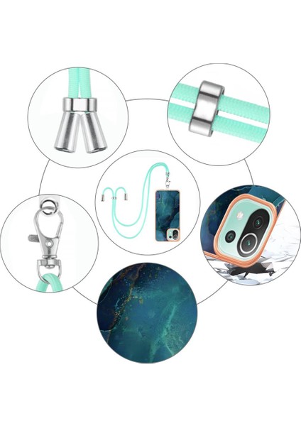 Xiaomi 11 Lite 5g Mermer Ayrılabilir Kayış Crossbody Kordon Kapak (Yurt Dışından) fırsatları