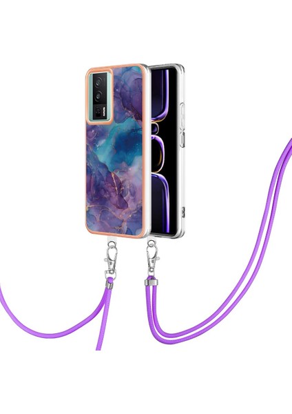 Xiaomi Poco F5 Pro 5g Yumuşak Tpu Tampon Kapak Mermer Ayrılabilir (Yurt Dışından)