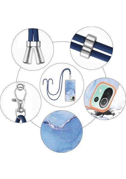 Xiaomi 11 Lite 5g Mermer Ayrılabilir Kayış Crossbody Kordon Kapak (Yurt Dışından) fırsatları