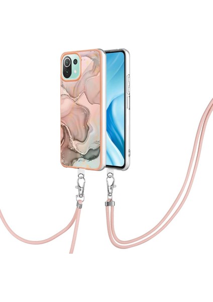 Xiaomi 11 Lite 5g Mermer Ayrılabilir Kayış Crossbody Kordon Kapak (Yurt Dışından) modelleri