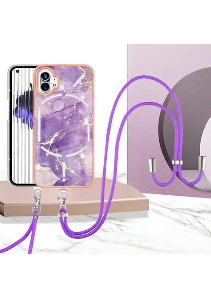 Nothing Kılıf Telefon 1 Anti-Scratch Yumuşak Crossbody Kordon Askısı Mermer (Yurt Dışından) fırsatları