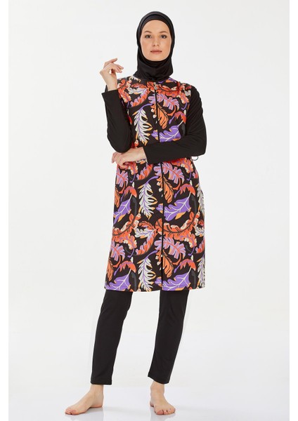 Tam Kapalı Tesettür Mayo Adara 9251 Siyah fırsatları