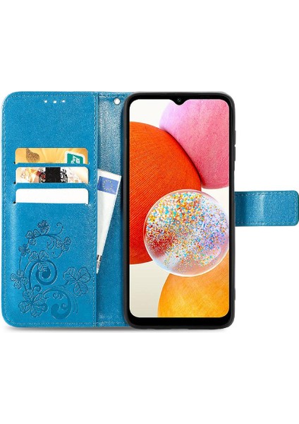 Samsung Galaxy A14 Için 4g Zarif Iş Kısa Kayış Kapak Çevirin Telefon Kılıfı (Yurt Dışından) modelleri