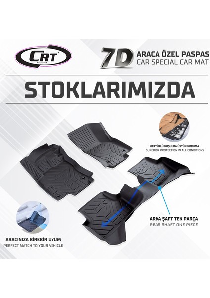 Hyundai Accent Blue 2017-2020 7D Havuzlu Paspas modelleri