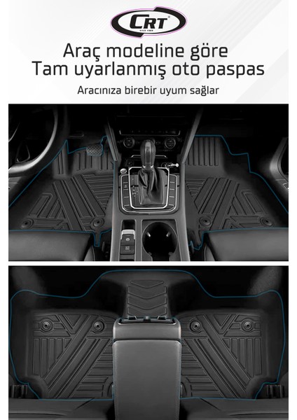 Hyundai Accent Blue 2017-2020 7D Havuzlu Paspas fırsatları