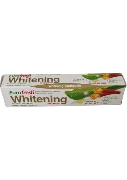Eurofresh Misvaklı Ve Aloeveralı Diş Macunu 50gr