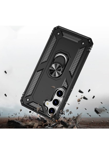 Galaxy S24 Kılıf Vega Yüzüklü Standlı Zırh Kılıf modelleri
